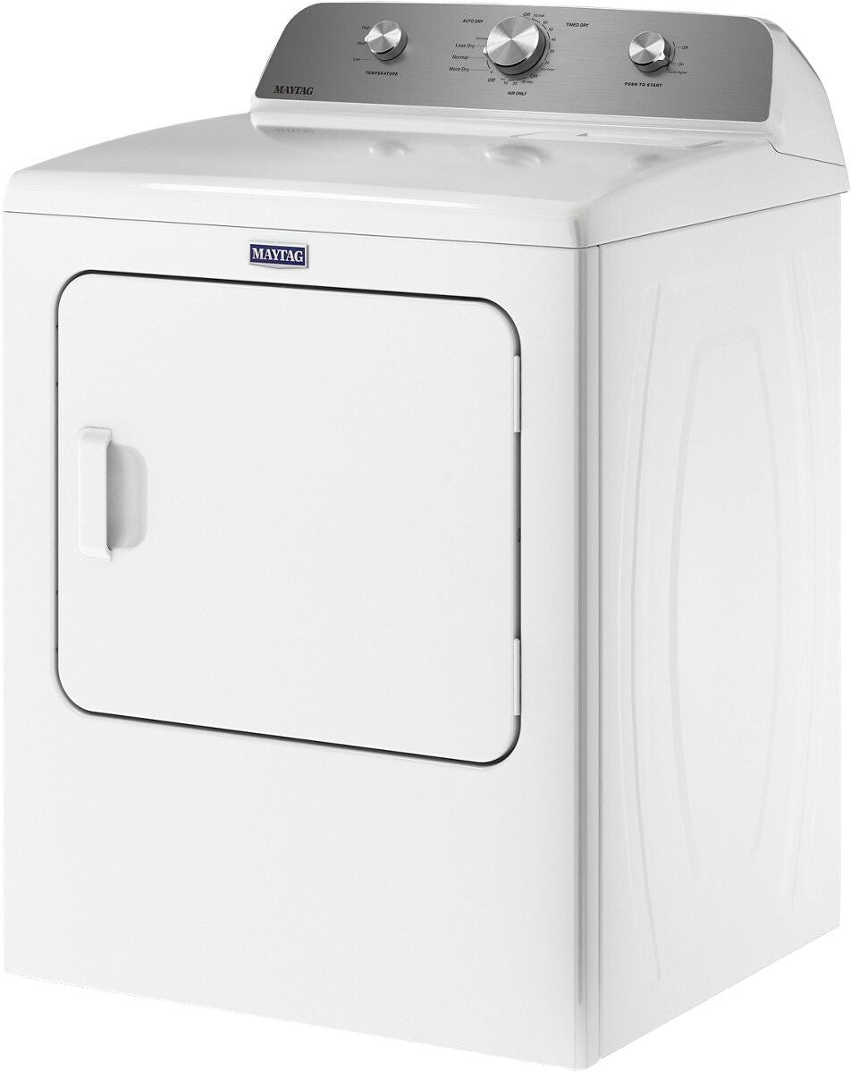 Maytag - 7.0 Cu. Ft. Electric Dryer with Wrinkle Prevent - White_1