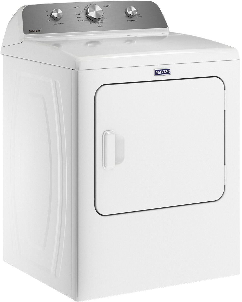 Maytag - 7.0 Cu. Ft. Electric Dryer with Wrinkle Prevent - White_2
