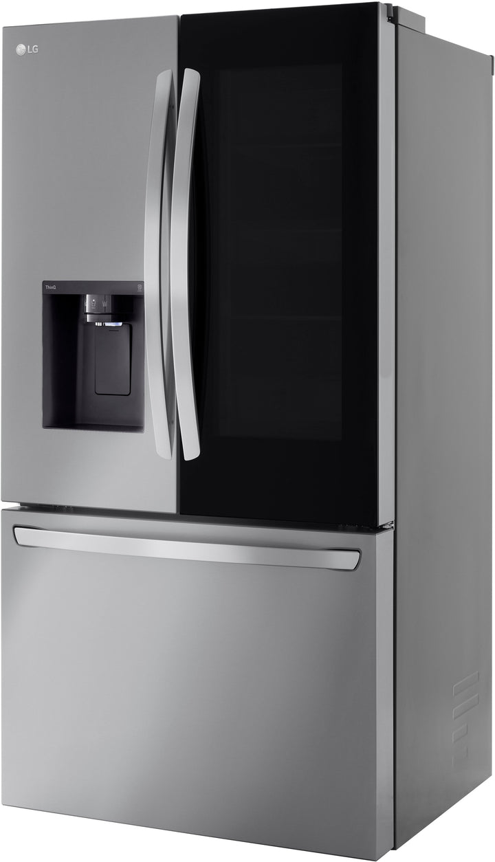 LG - 25.5 Cu. Ft. French Door Counter-Depth Smart Refrigerator with InstaView - Stainless steel_18