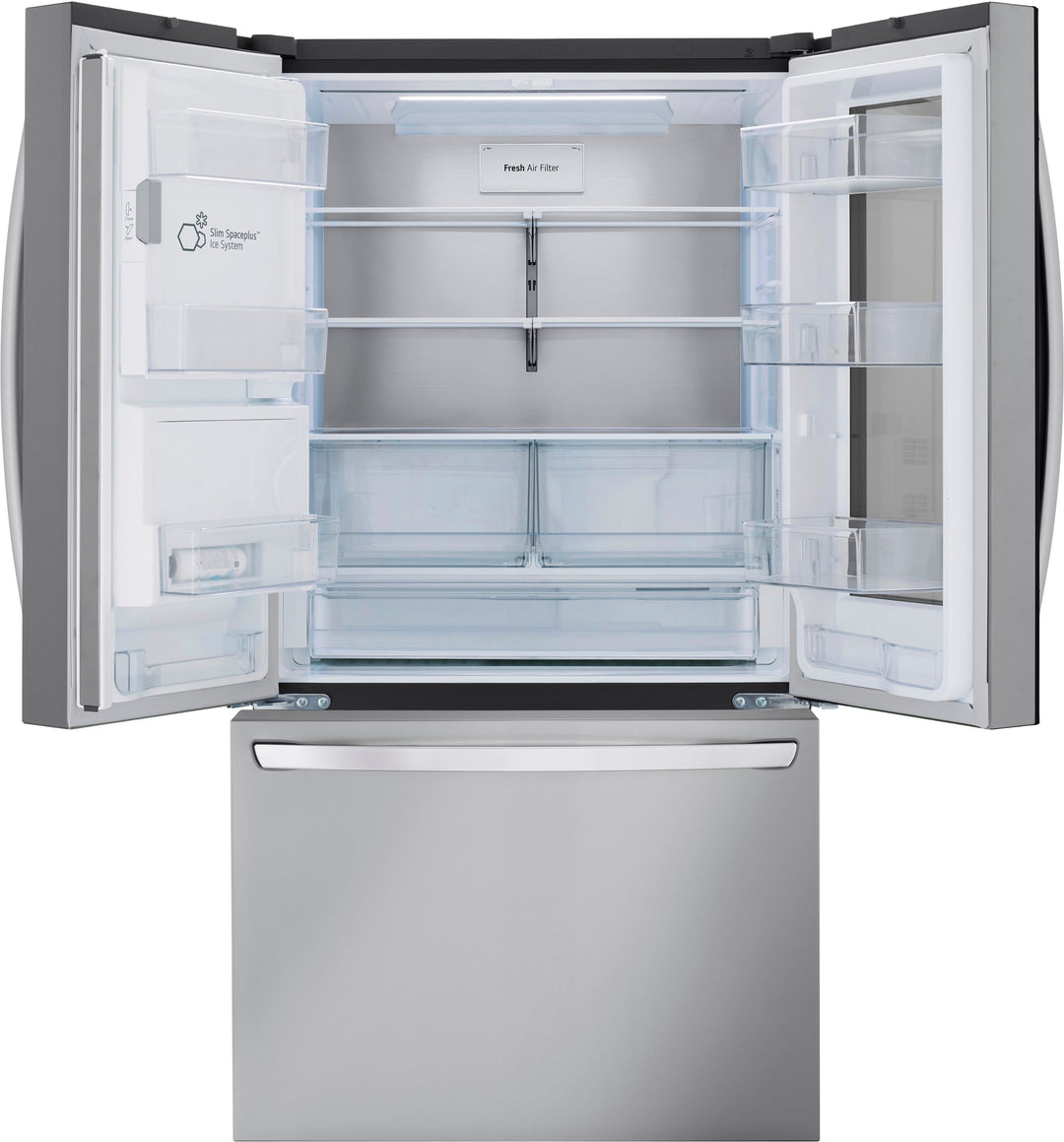 LG - 25.5 Cu. Ft. French Door Counter-Depth Smart Refrigerator with InstaView - Stainless steel_19