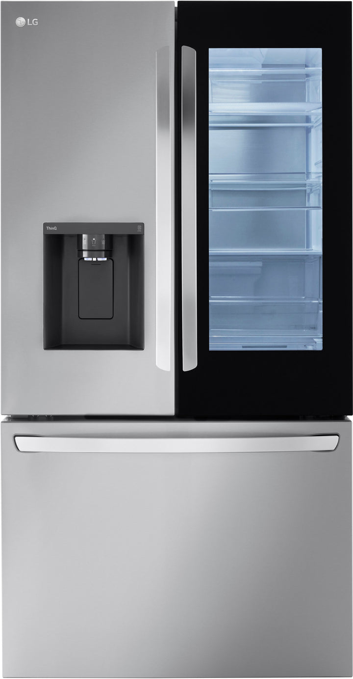 LG - 25.5 Cu. Ft. French Door Counter-Depth Smart Refrigerator with InstaView - Stainless steel_17