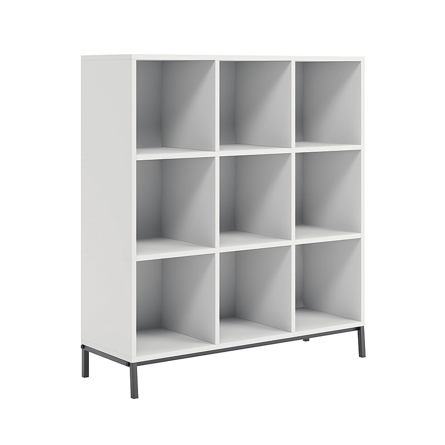 Sauder - North Avenue Organize  3 Shelf-9 Cubby  Bookshelf with White Finish_0