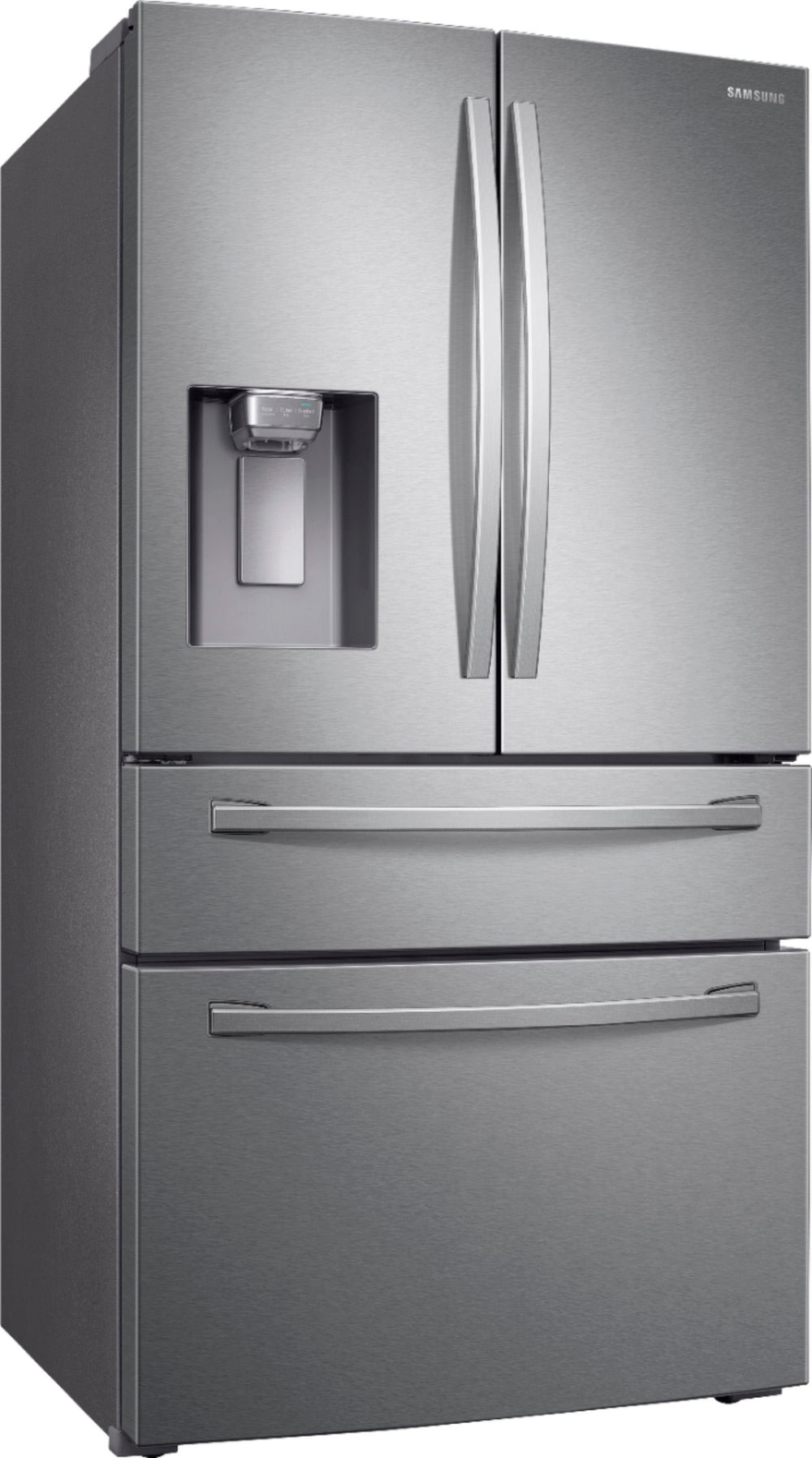 Samsung - OBX 22.6 cu. ft. 4-Door French Door Counter Depth Refrigerator with FlexZone Drawer - Stainless Steel_1