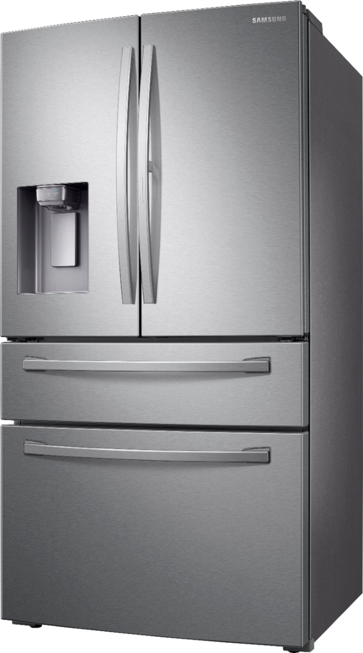 Samsung - OBX 22.6 cu. ft. 4-Door French Door Counter Depth Refrigerator with FlexZone Drawer - Stainless Steel_2