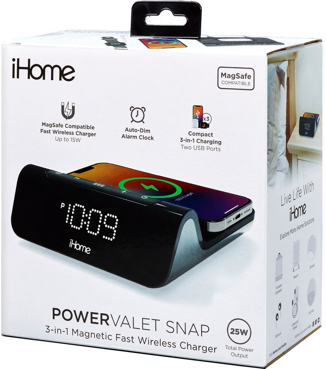 iHome - POWERVALET PRO 3 in 1 Magnetic Fast Wireless Charger_12