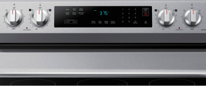 Samsung - OBX 6.3 cu. ft. Freestanding Electric Range with Rapid Boil™, WiFi & Self Clean - Stainless Steel_3