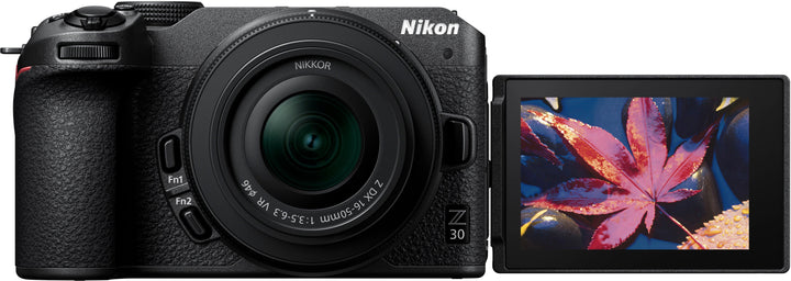 Nikon - Z 30 4K Mirrorless Camera 2-Lens Kit w/ NIKKOR Z DX 16-50mm f/3.5-6.3 VR and NIKKOR Z DX 50-250mm f/4.5-6.3 VR Lenses - Black_7