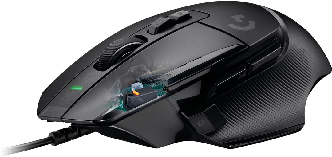 Logitech - G502 X Wired Hyper-fast scroll Gaming Mouse with HERO 25K Sensor - Black_5