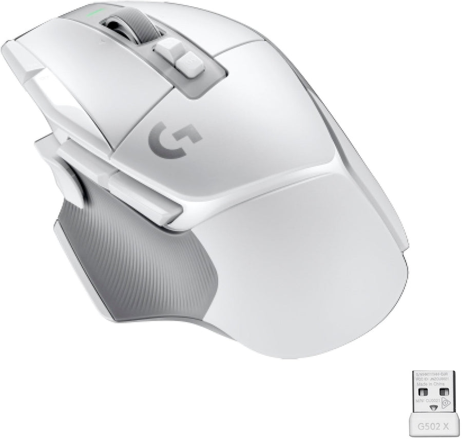 Logitech - G502 X LIGHTSPEED Wireless Gaming Mouse with HERO 25K Sensor - White_0