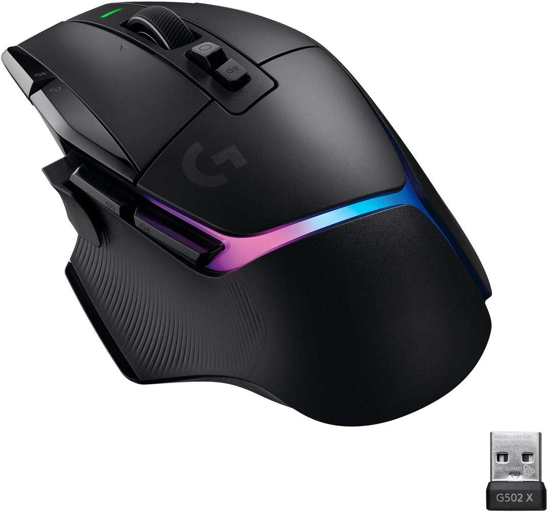 Logitech - G502 X PLUS LIGHTSPEED Wireless Gaming Mouse with HERO 25K Sensor - Black_0