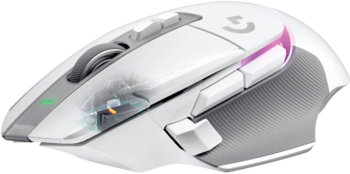 Logitech - G502 X PLUS LIGHTSPEED Wireless Gaming Mouse with HERO 25K Sensor - White_8