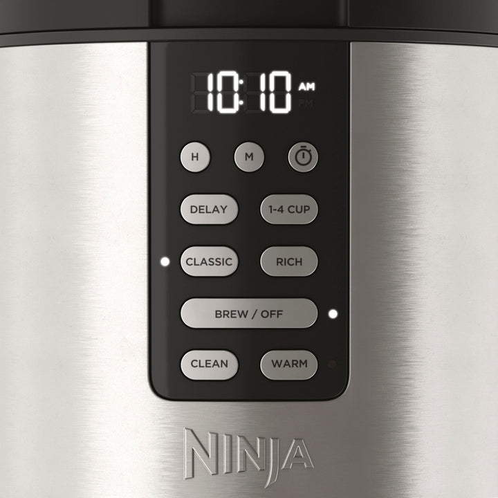 Ninja - Programmable XL 14-Cup Coffee Maker PRO, Glass Carafe, Freshness Timer, with Permanent Filter - Black/Stainless Steel_5