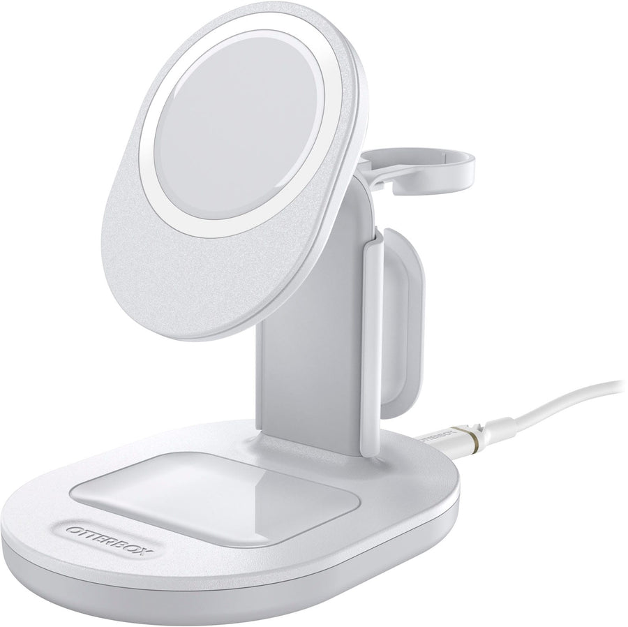 OtterBox - 3-in-1 Charging Station for MagSafe - White_0