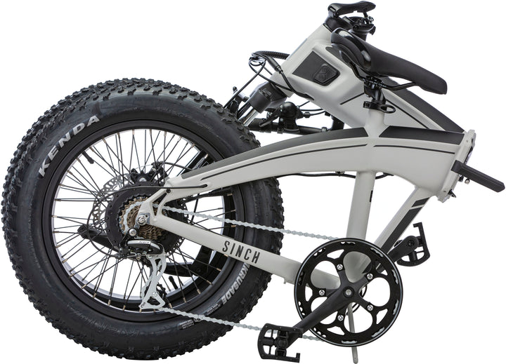 Aventon - Sinch Foldable Ebike w/ 40 mile Max Operating Range and 20 MPH Max Speed - Cloud Grey_7