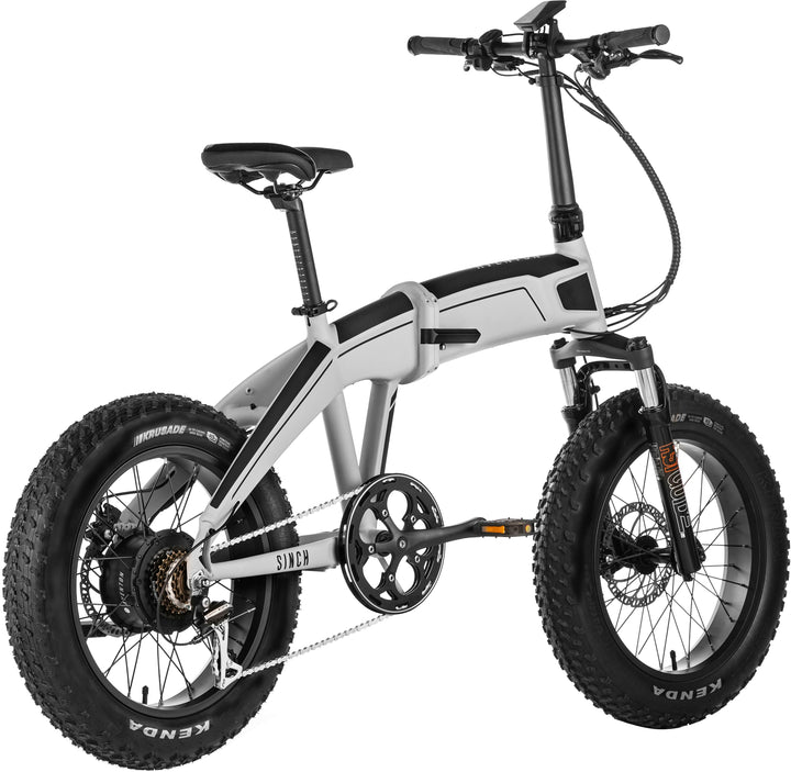 Aventon - Sinch Foldable Ebike w/ 40 mile Max Operating Range and 20 MPH Max Speed - Cloud Grey_6