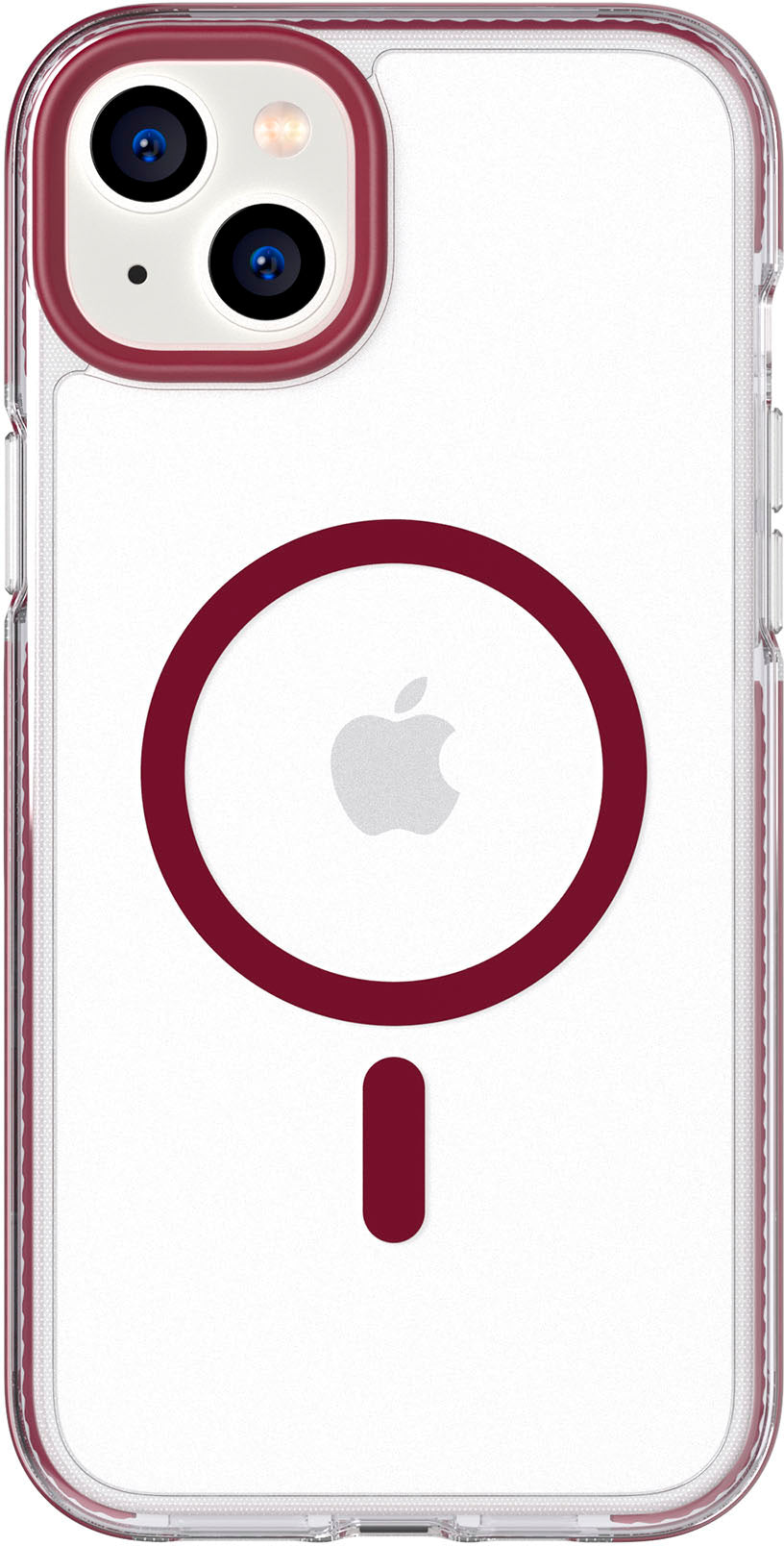 Tech21 - EvoCrystal Case with MagSafe for Apple iPhone 14 Plus - Burgundy_0