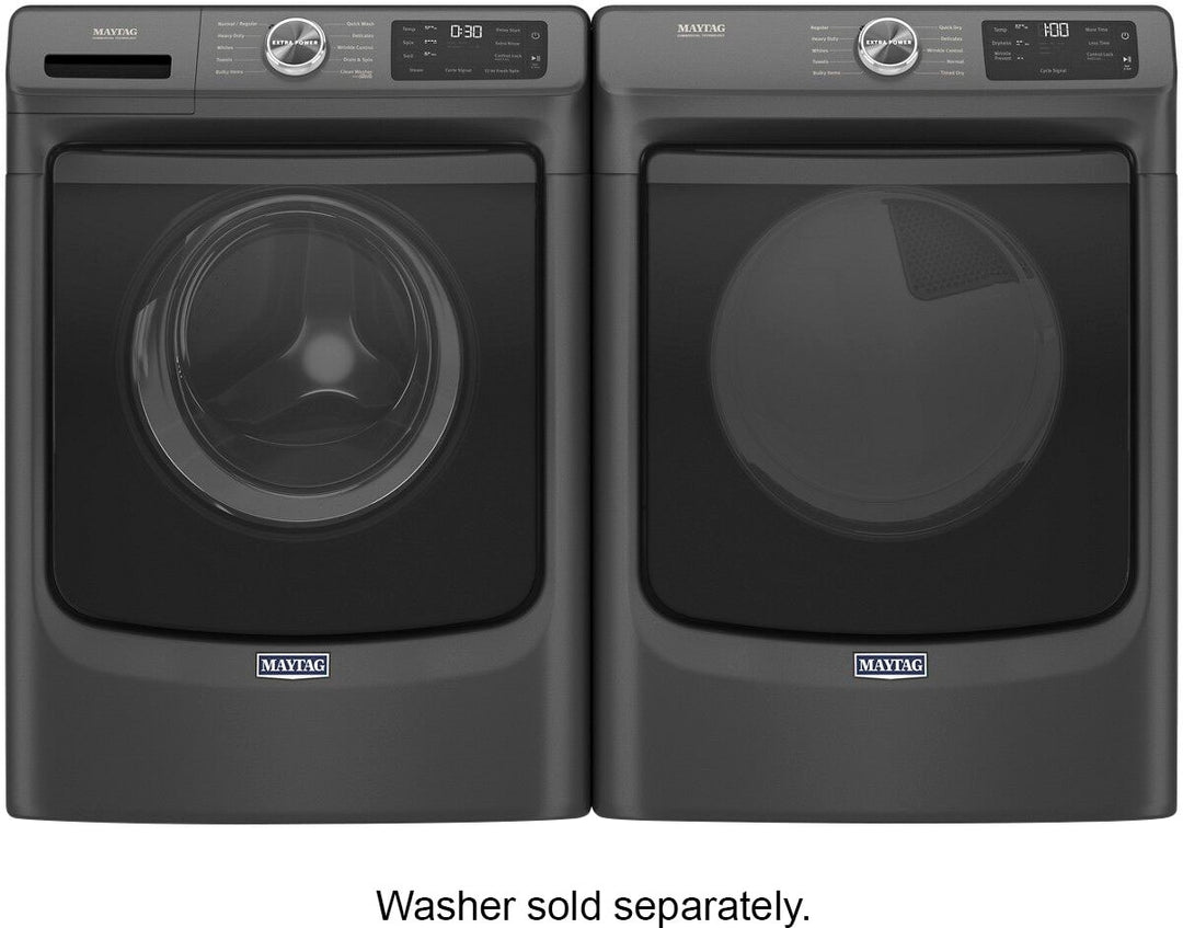 Maytag - 7.3 Cu. Ft. Gas Dryer with Extra Power Button - Volcano Black_4