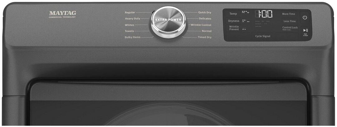 Maytag - 7.3 Cu. Ft. Gas Dryer with Extra Power Button - Volcano Black_7
