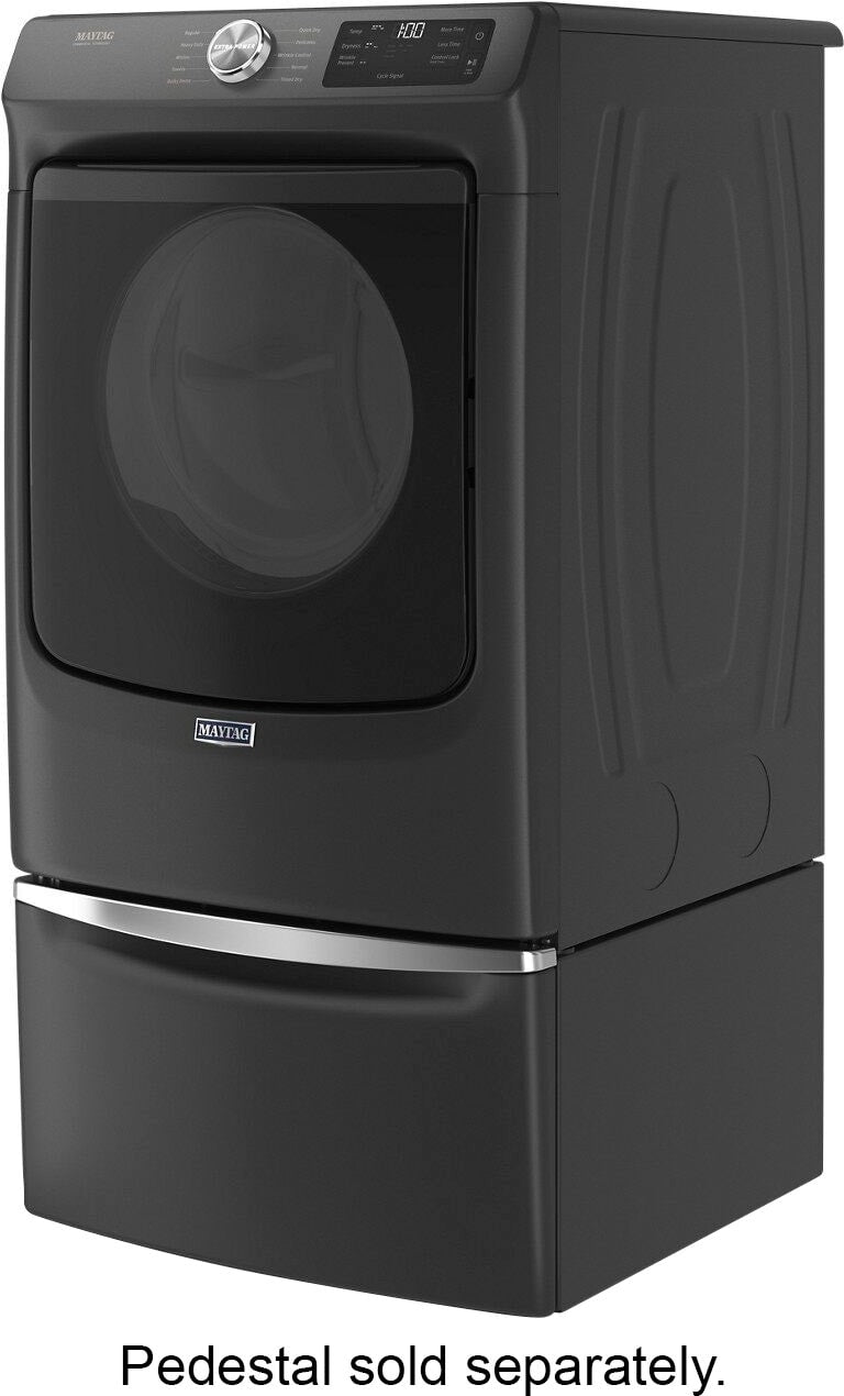 Maytag - 7.3 Cu. Ft. Stackable Electric Dryer with Extra Power Button - Volcano Black_13