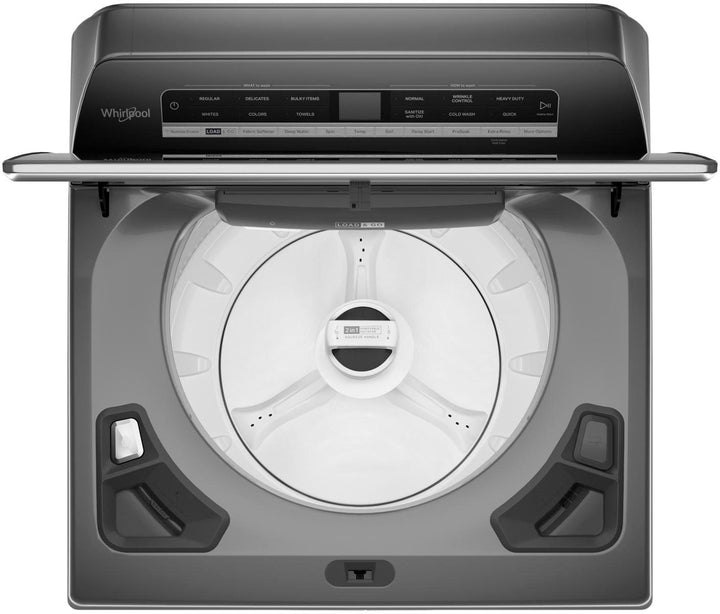 Whirlpool - 5.2 Cu. Ft. High Efficiency Smart Top Load Washer with 2 in 1 Removable Agitator - Chrome shadow_3