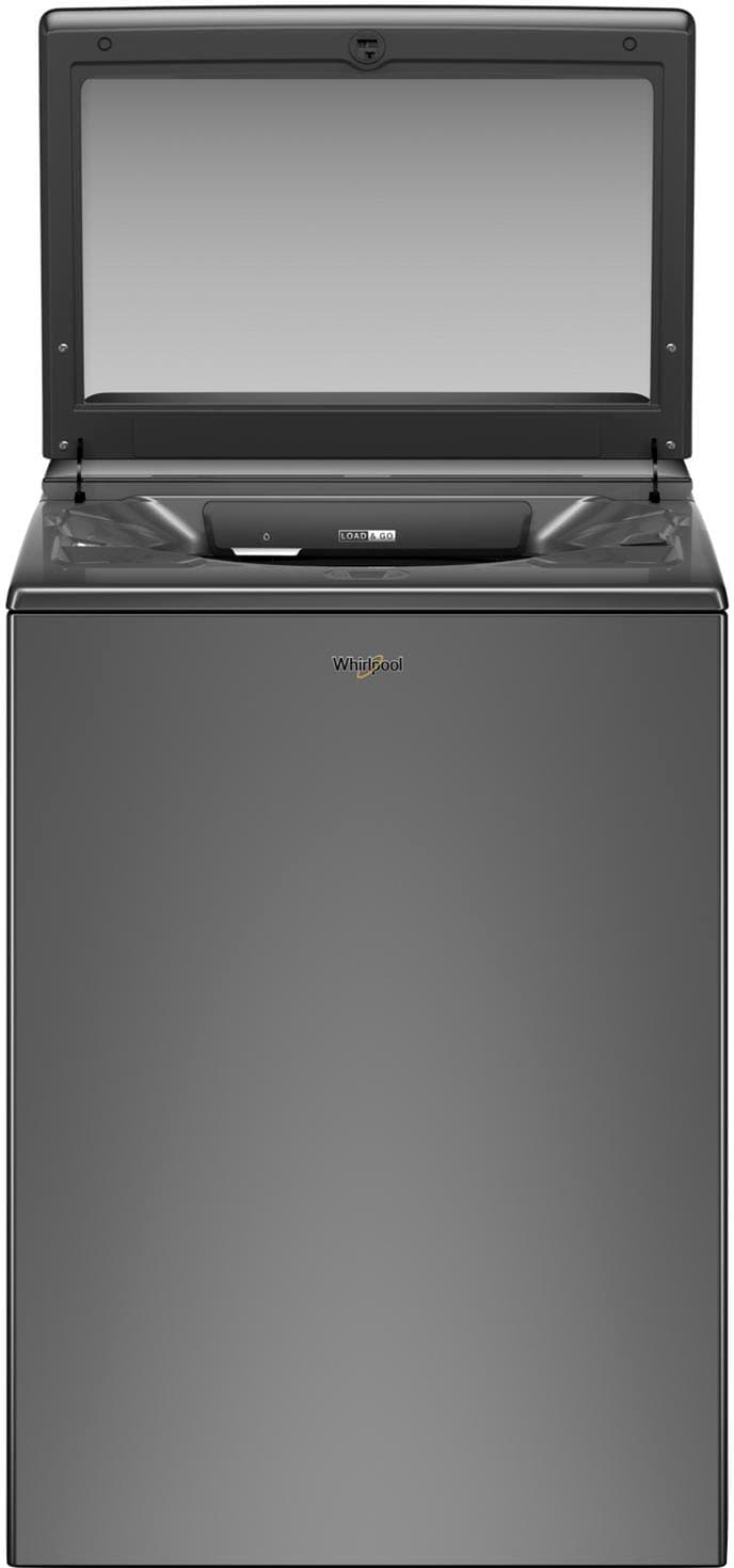 Whirlpool - 5.2 Cu. Ft. High Efficiency Smart Top Load Washer with 2 in 1 Removable Agitator - Chrome shadow_4