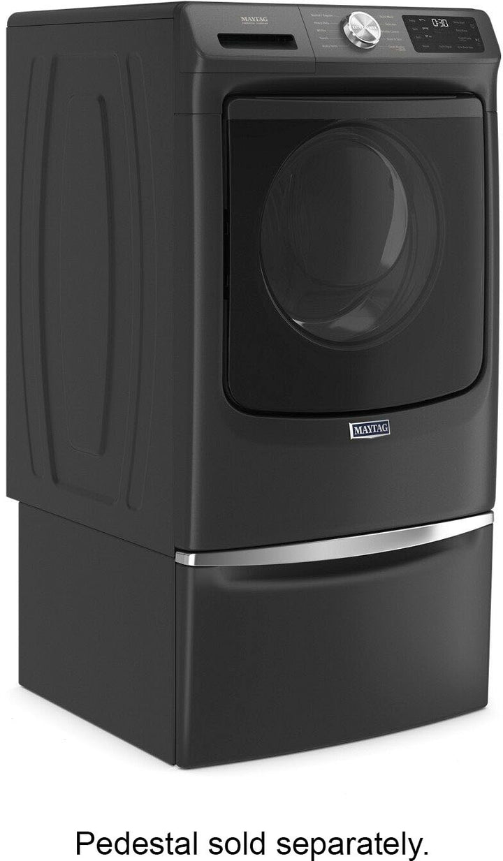 Maytag - 4.5 Cu. Ft. High Efficiency Stackable Front Load Washer with Steam and Extra Power Button - Volcano Black_6