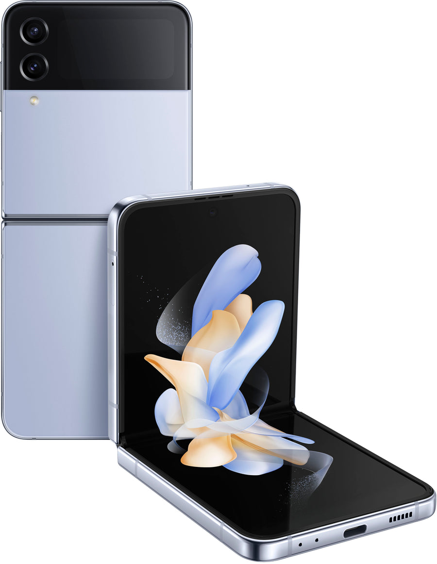 Samsung - Galaxy Z Flip4 128GB - Blue (Verizon)_0