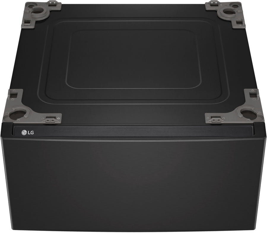 LG - 27" Laundry Pedestal with Storage Drawer - Black Steel_0