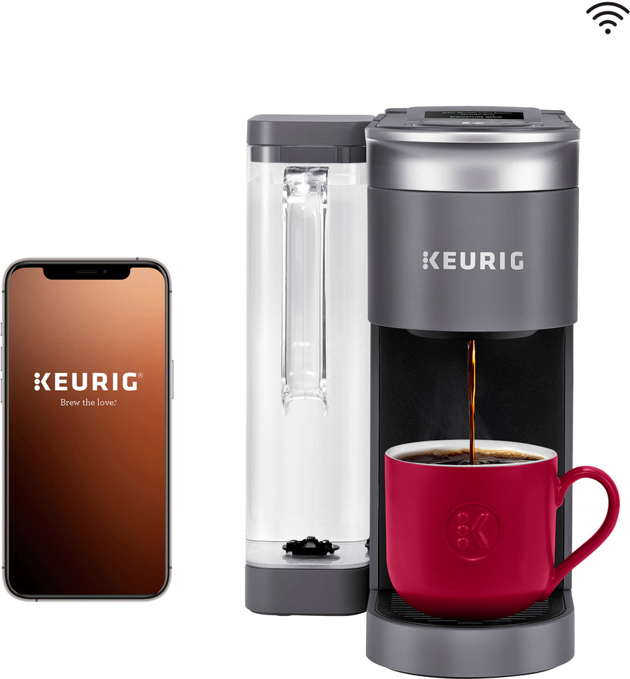Keurig - K-Supreme SMART Single Serve Coffee Maker with WiFi Compatibility - Gray_0