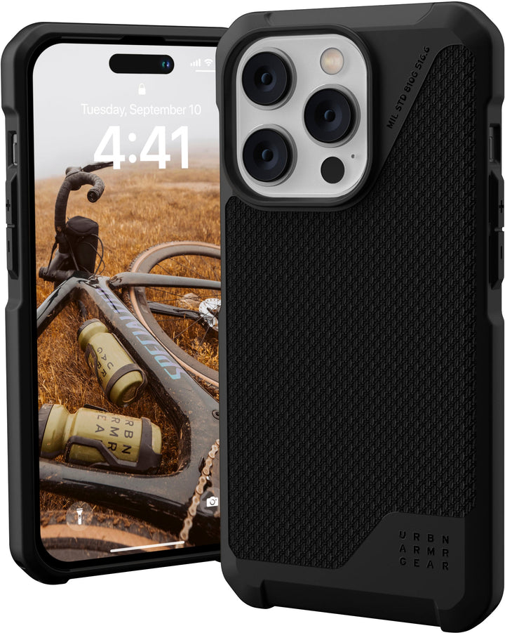 UAG - Metropolis LT Series Case with Magsafe for iPhone 14 Pro - Kevlar Black_0
