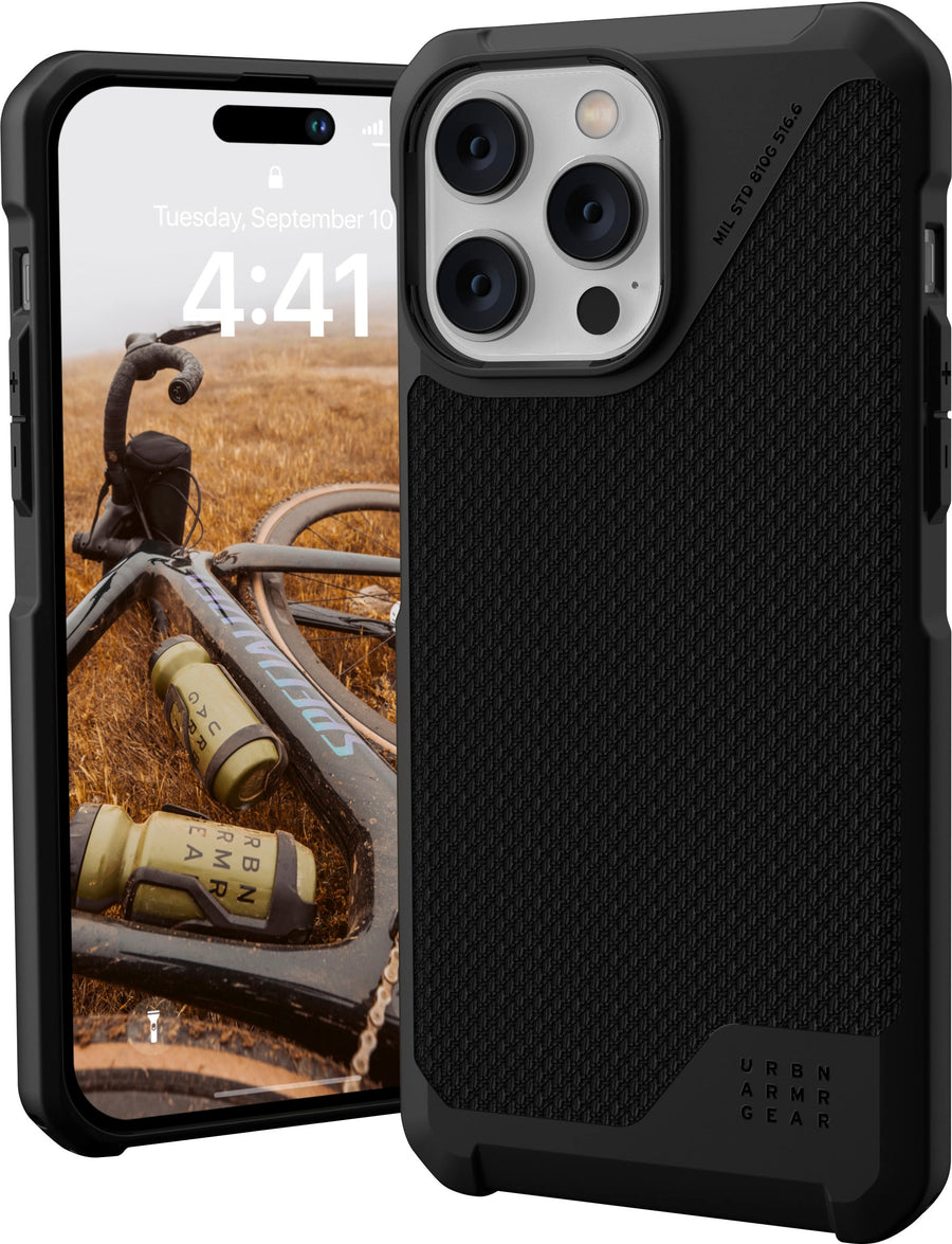 UAG - Metropolis LT Series Case with Magsafe for iPhone 14 Pro Max - Kevlar Black_0