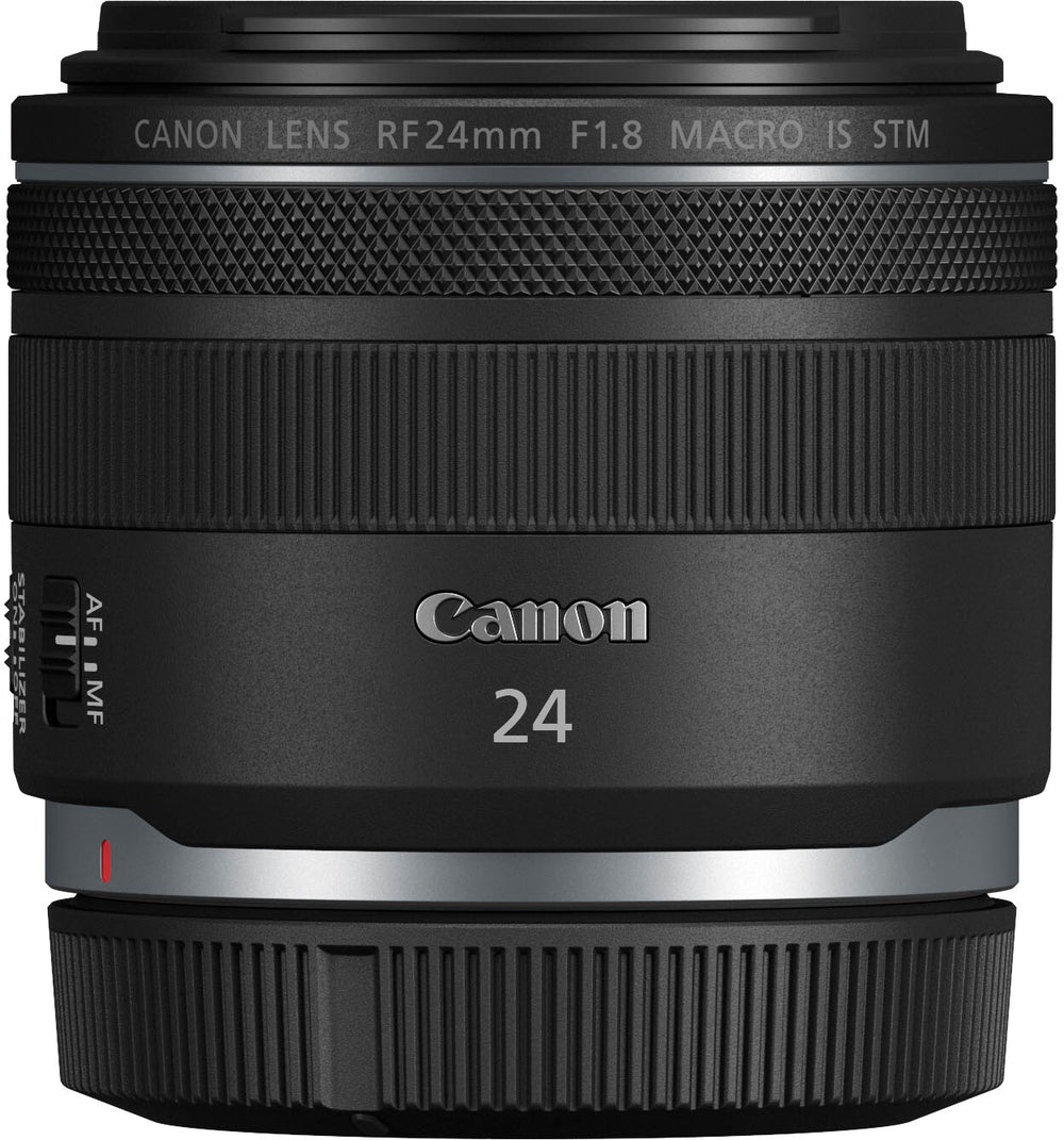 Canon - RF 24mm f/1.8 MACRO IS STM Wide Angle Prime Lens - Black_1