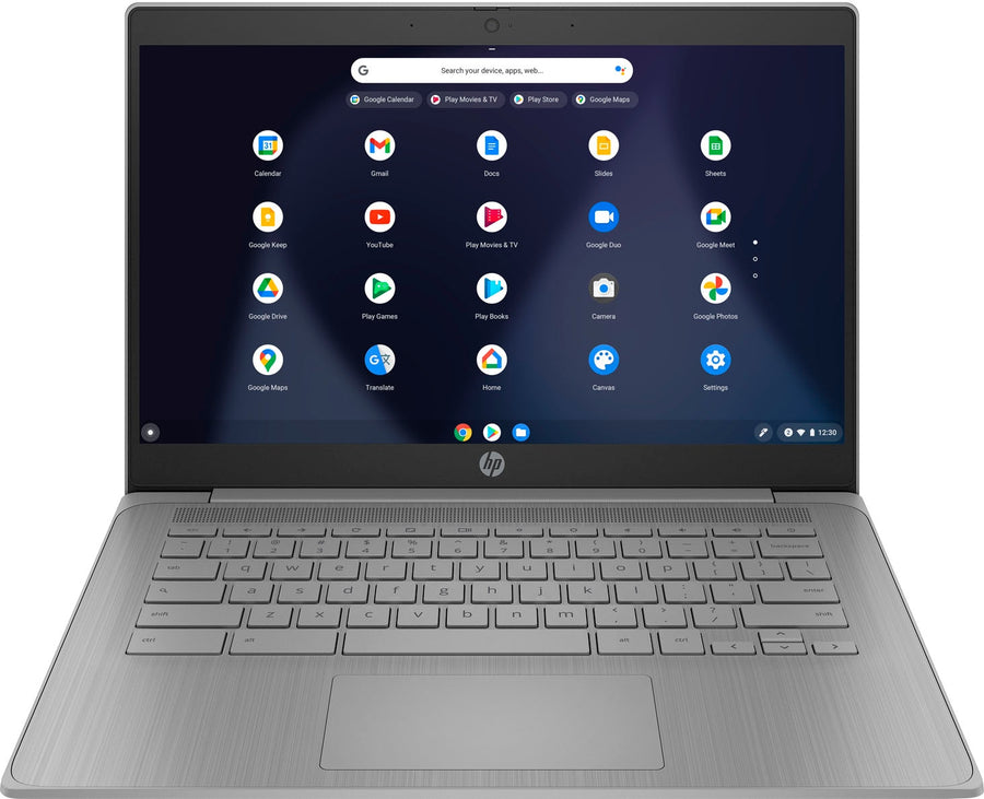 HP - 14" Chromebook - Intel Celeron - 4GB Memory - 64GB eMMC - Modern Gray_0