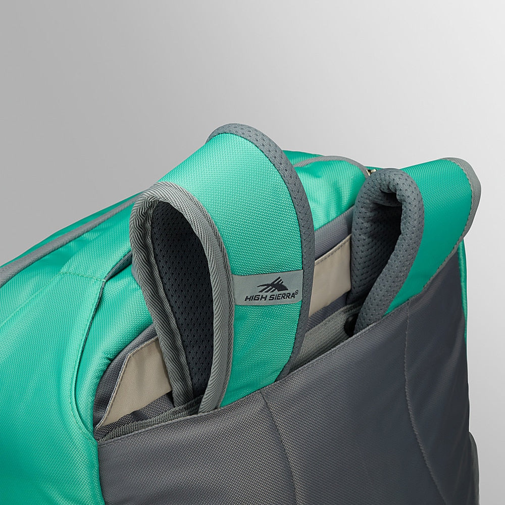 High Sierra - Freewheel Pro Wheeled Backpack for 15" Laptop - Aquamarine/White_4
