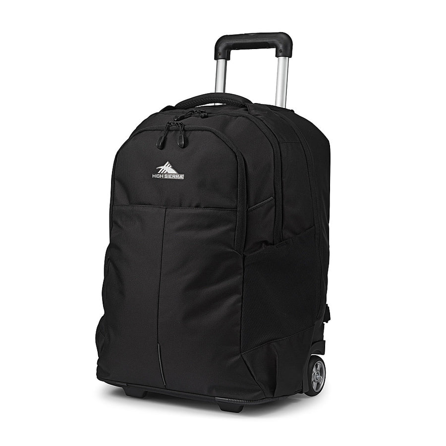 High Sierra - Powerglide Pro Wheeled Backpack for 15.6" Laptop - Black_0