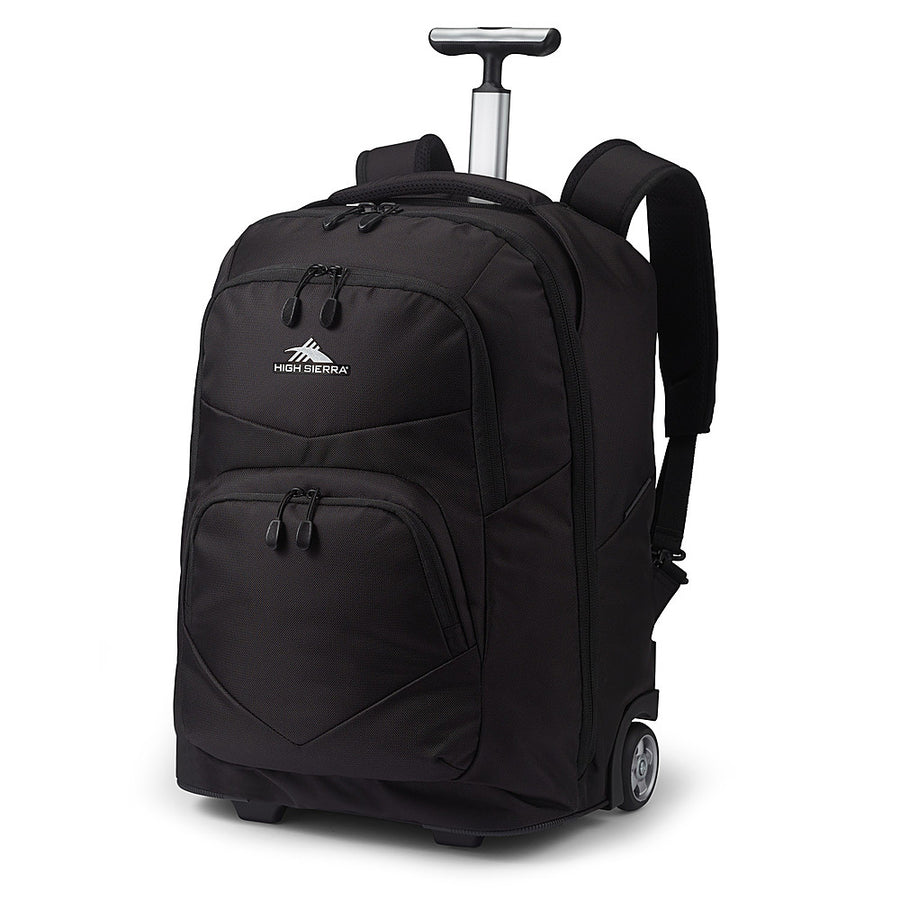 High Sierra - Freewheel Pro Wheeled Backpack for 15" Laptop - Black_0