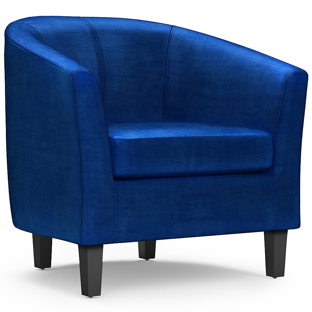 Simpli Home - Austin 30 inch Wide Tub Chair - Blue_1