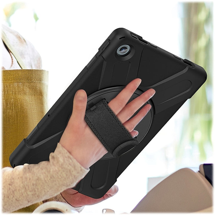 SaharaCase - Protection Hand Strap Series Case for Lenovo Tab M10 Plus (3rd Gen) - Black_4