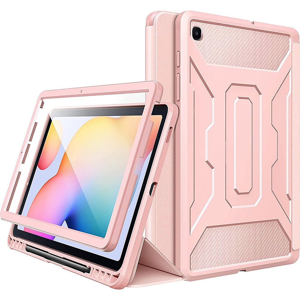 SaharaCase - Heavy Duty Folio Case for Samsung Galaxy Tab S6 Lite (2020/2022) - Rose Gold_3