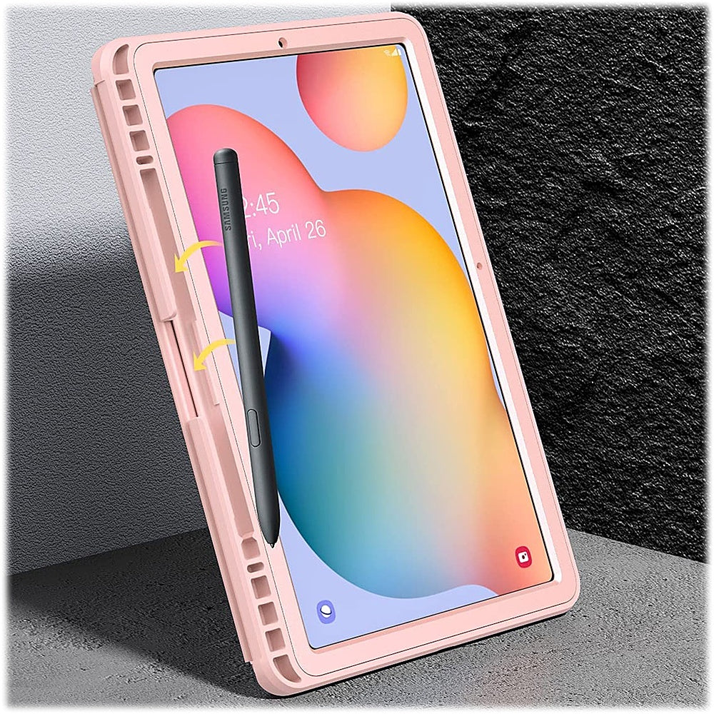 SaharaCase - Heavy Duty Folio Case for Samsung Galaxy Tab S6 Lite (2020/2022) - Rose Gold_1