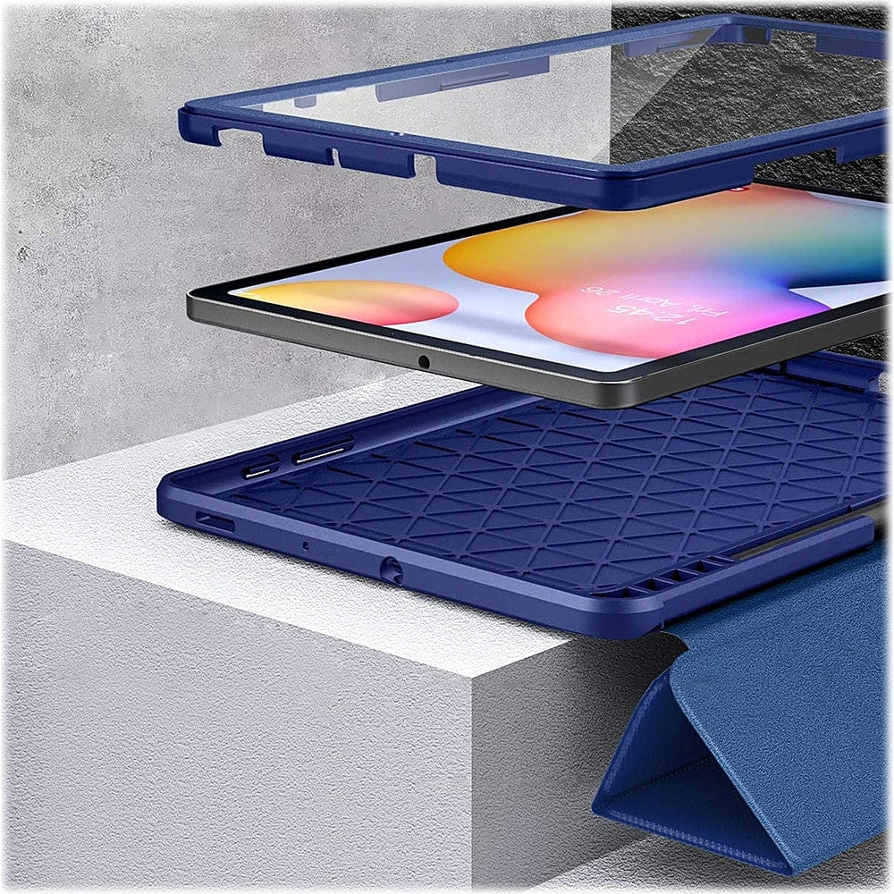 SaharaCase - Heavy Duty Folio Case for Samsung Galaxy Tab S6 Lite (2020/2022) - Blue_1