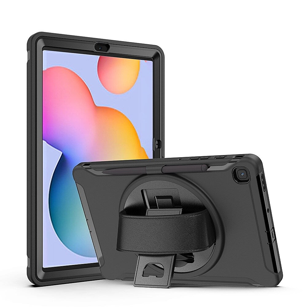 SaharaCase - Protection Hand Strap Series Case for Samsung Galaxy Tab S6 Lite (2020/2022) - Black_3