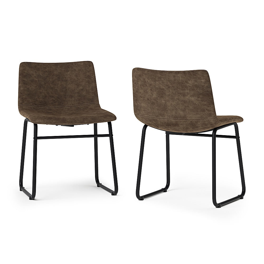 Simpli Home - Warner Dining Chair (Set of 2) - Distressed Brown_1