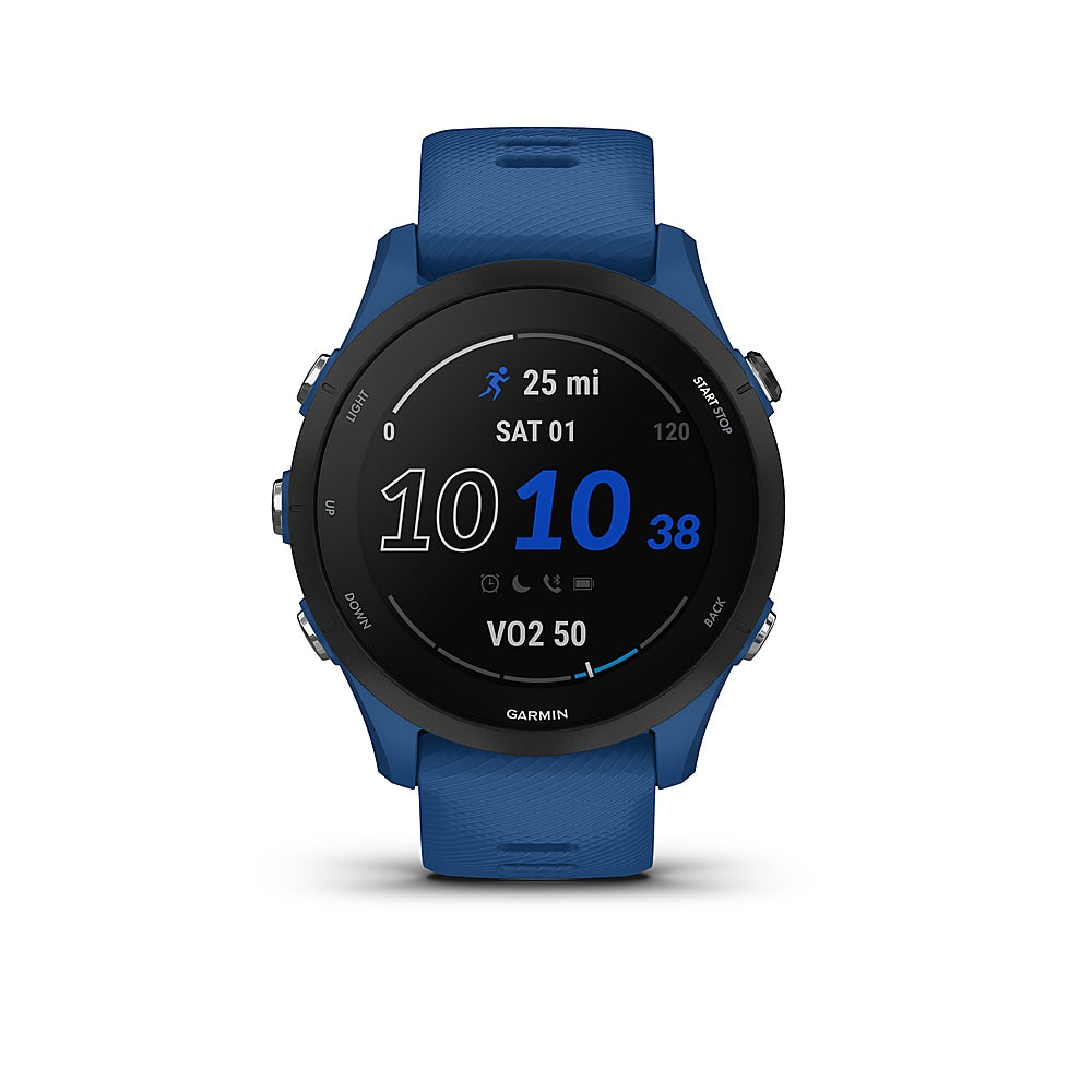 Garmin - Forerunner 255 GPS Smartwatch 46 mm Fiber-reinforced polymer - Tidal Blue_0