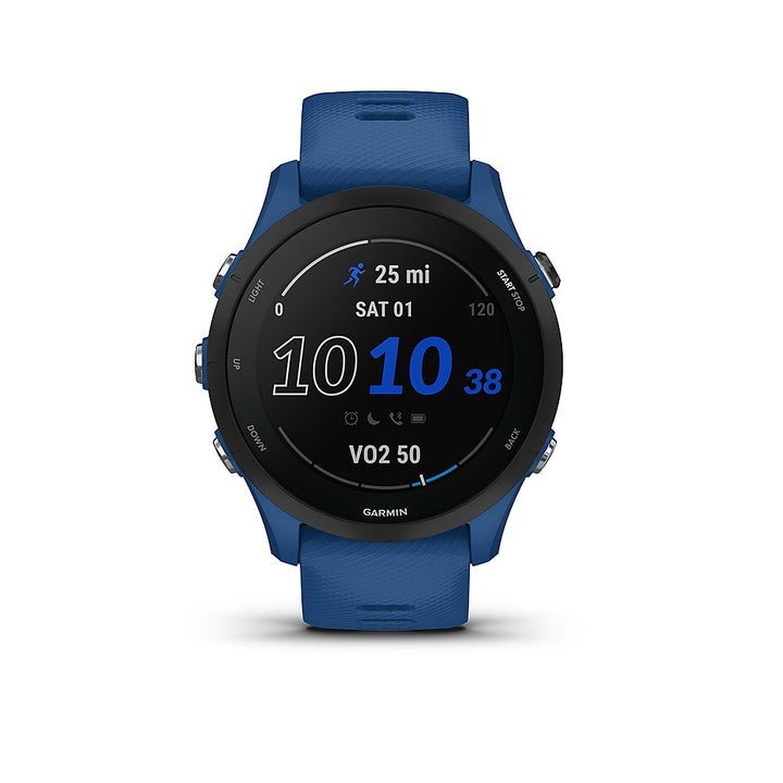 Garmin - Forerunner 255 GPS Smartwatch 46 mm Fiber-reinforced polymer - Tidal Blue_0