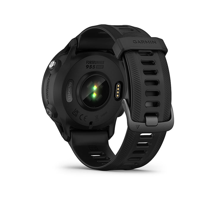 Garmin - Forerunner 955 Solar GPS Smartwatch 47 mm Fiber-reinforced polymer - Black_3