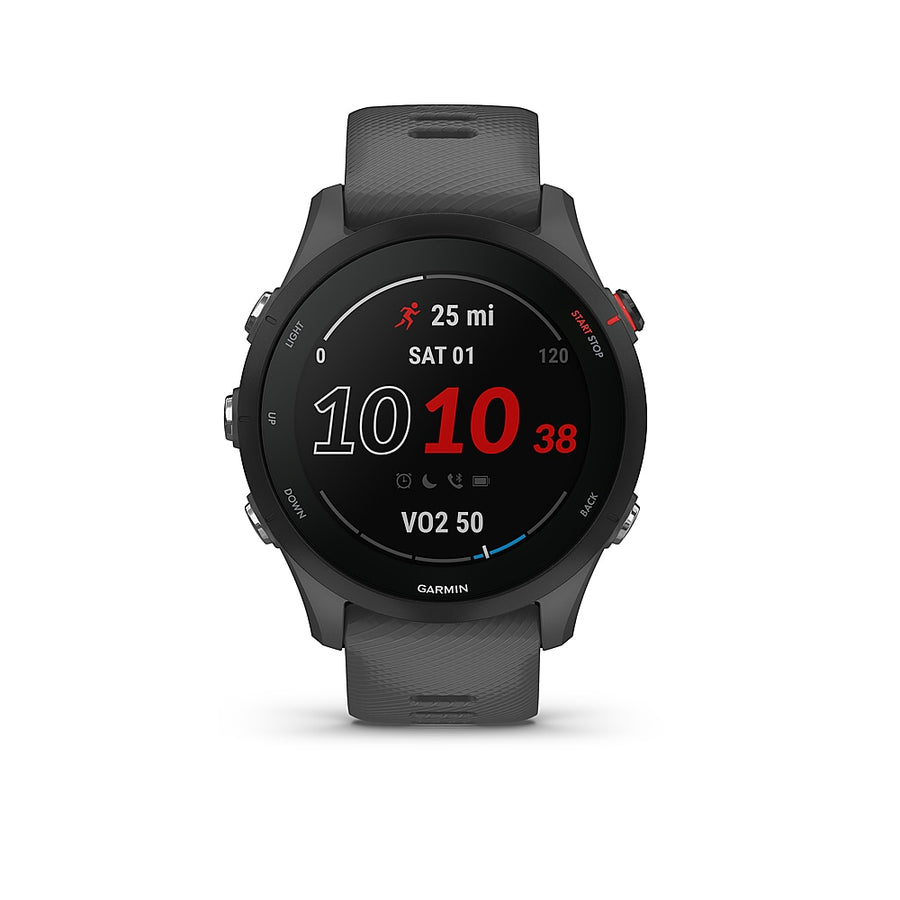 Garmin - Forerunner 255 GPS Smartwatch 46 mm Fiber-reinforced polymer - Slate Grey_0
