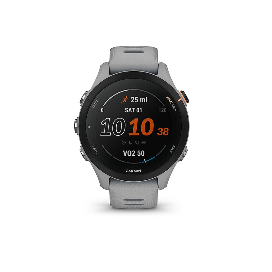 Garmin - Forerunner 255S GPS Smartwatch 41 mm Fiber-reinforced polymer - Powder Grey_0