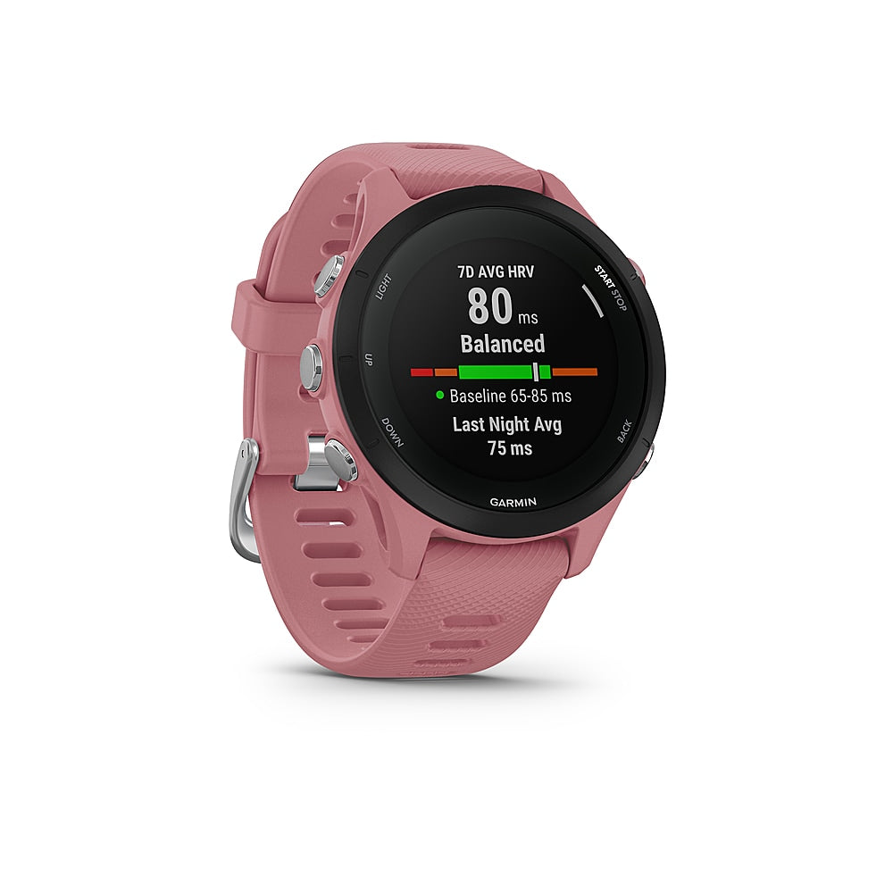 Garmin - Forerunner 255S GPS Smartwatch 41 mm Fiber-reinforced polymer - Light Pink_1