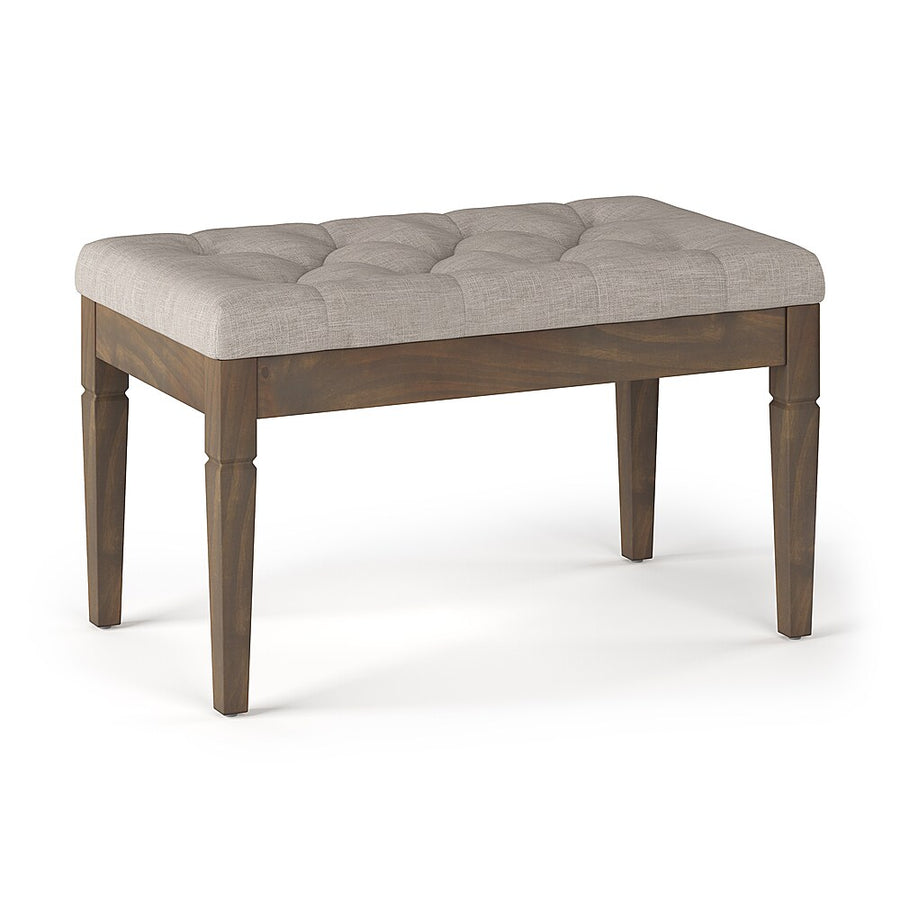 Simpli Home - Waverly Small Tufted Ottoman Bench - Natural_0